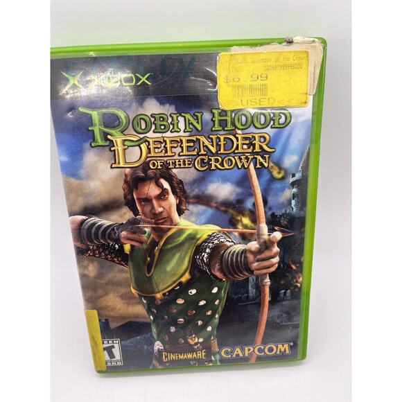 Robin Hood Defender of The Crown Xbox Case & Disc Capcom Game - Tested - Picture 1 of 7